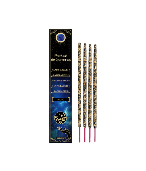 Encens Smudge Stick Parfum de Gemmes Musc & Lapis-Lazuli 20g chez Arabesk|cz