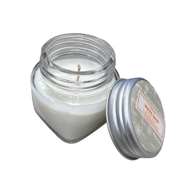 Bougies Satya Sauge Blanche 30grs en verre chez Arabesk|cz