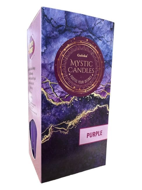 Bougies Goloka Teintées Masse Mauve 13cm chez Arabesk|cz