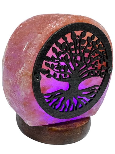 Lampe de Sel Himalaya usb arbre de vie 11cm chez Arabesk|cz