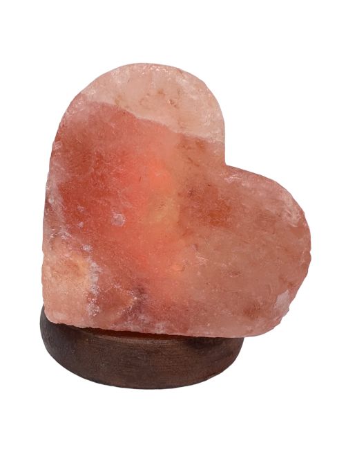 Lampe de Sel Himalaya usb coeur 10cm chez Arabesk|cz