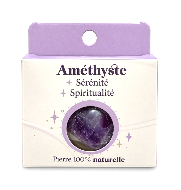 Améthyste A Pierre Roulée en Boîte 2-3 cm chez Arabesk