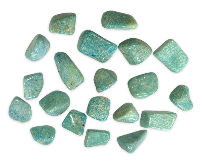 Amazonite Namibie AA pierres roulées 2-3cm 250g chez Arabesk