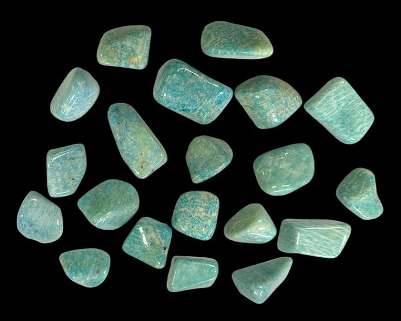 Amazonite Namibie AA pierres roulées 2-3cm 250g chez Arabesk|cz