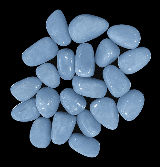 Angelite A pierres roulées 2-3cm 250g chez Arabesk|cz