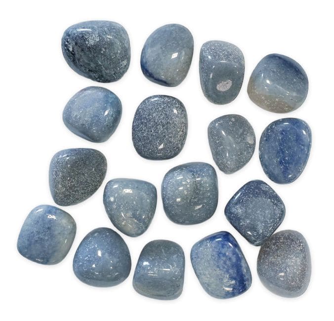 Aventurine Bleue AB pierres roulées 250g chez Arabesk