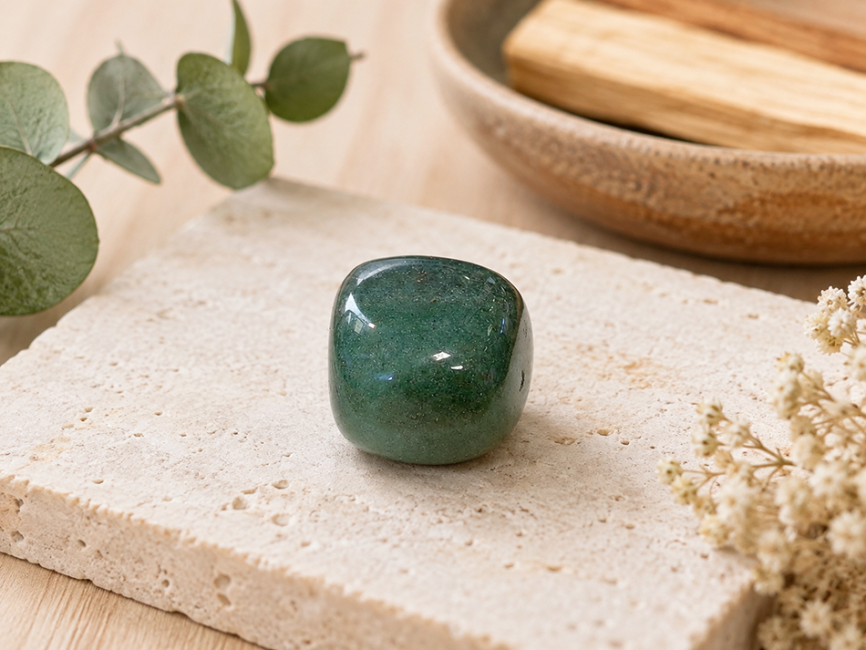 Aventurine Verte A Pierre Roulée en Boîte 2-3 cm chez Arabesk|cz