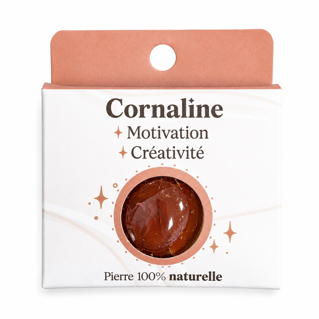 Cornaline A Pierre Roulée en Boîte 2-3 cm chez Arabesk