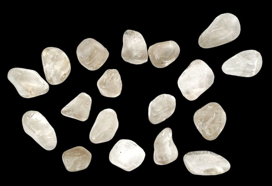 Cristal de Roche Fumé AB pierres roulées du Brésil 250g chez Arabesk|cz