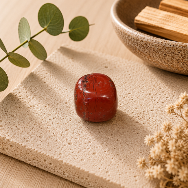 Jaspe Rouge A Pierre Roulée en Boîte 2-3 cm chez Arabesk|cz