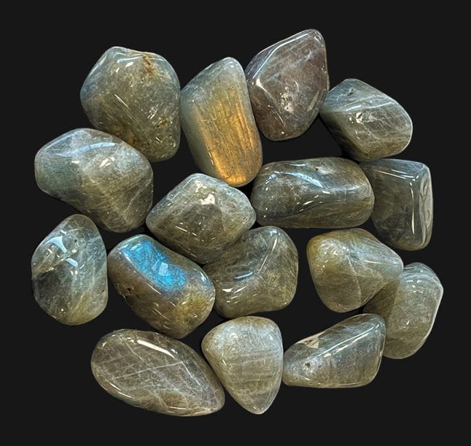 Labradorite A+ Pierres Roulées 2-3cm 250g chez Arabesk