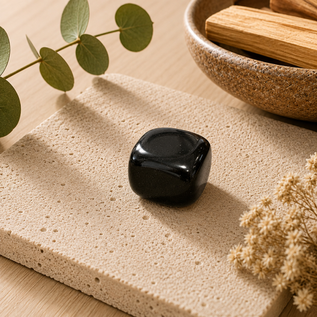 Obsidienne Noire A Pierre Roulée en Boîte 2-3 cm chez Arabesk|cz