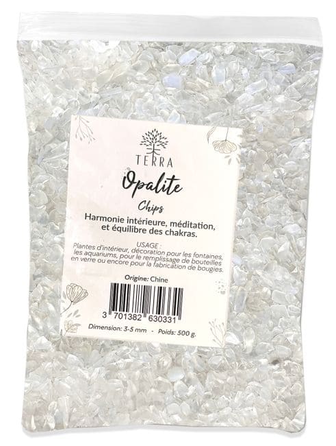 Chips Opalite A 3-5mm 500g chez Arabesk