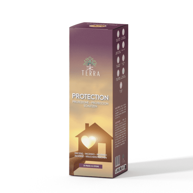 Encens Terra Protection sans charbon 12grs chez Arabesk