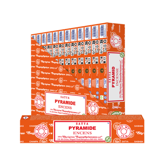 Encens Satya Pyramides Masala 15g chez Arabesk