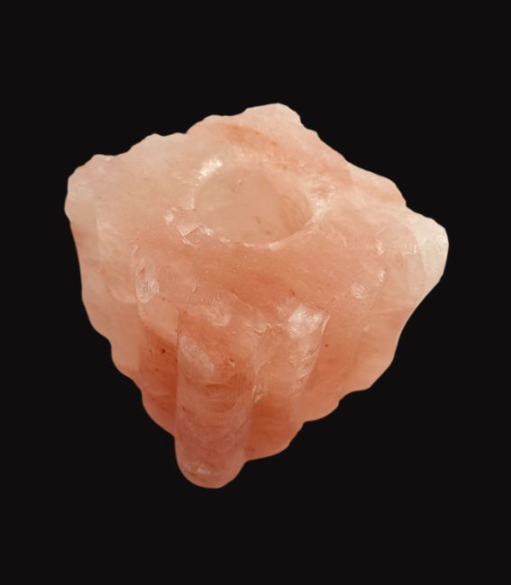 Bougeoir en Cristal de Sel Naturel Bambou 1-2-1.5Kg chez Arabesk|cz