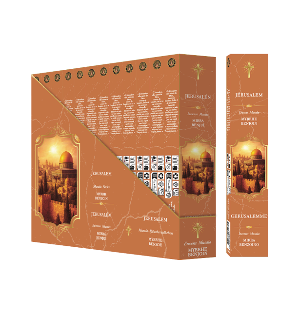 Encens Fragrances & Sens Jérusalem Masala 15g chez Arabesk