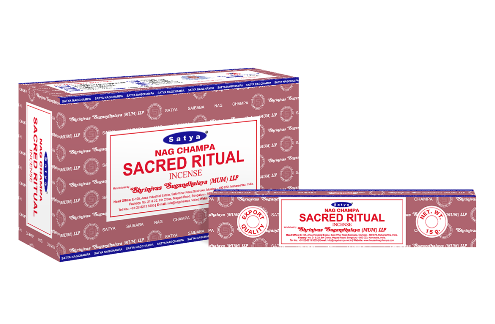 Encens Satya Rituel Sacré 15g chez Arabesk