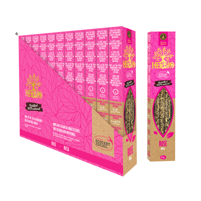 Encens Smudge Ecocert Herbio Rose 20g chez Arabesk|cz