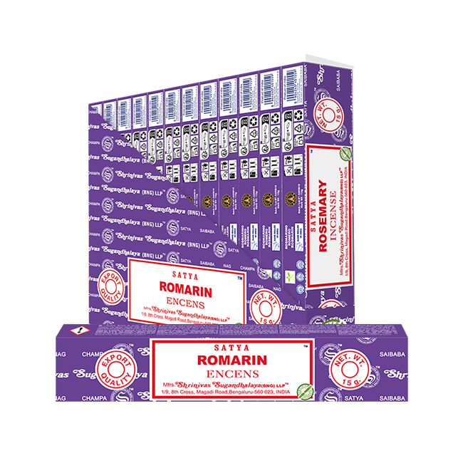 Encens Satya Rosemary Romarin Masala 15g chez Arabesk