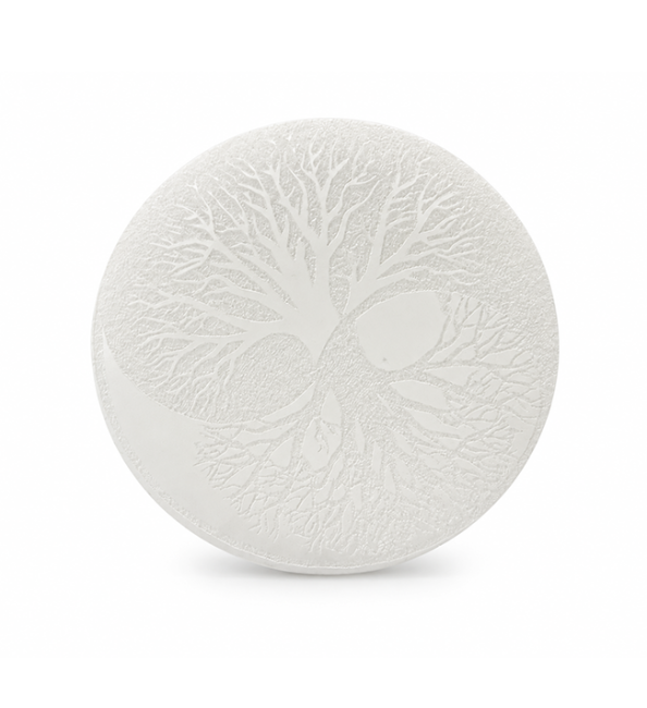 Plaque Arbre de Vie en Sélénite 8cm chez Arabesk|cz