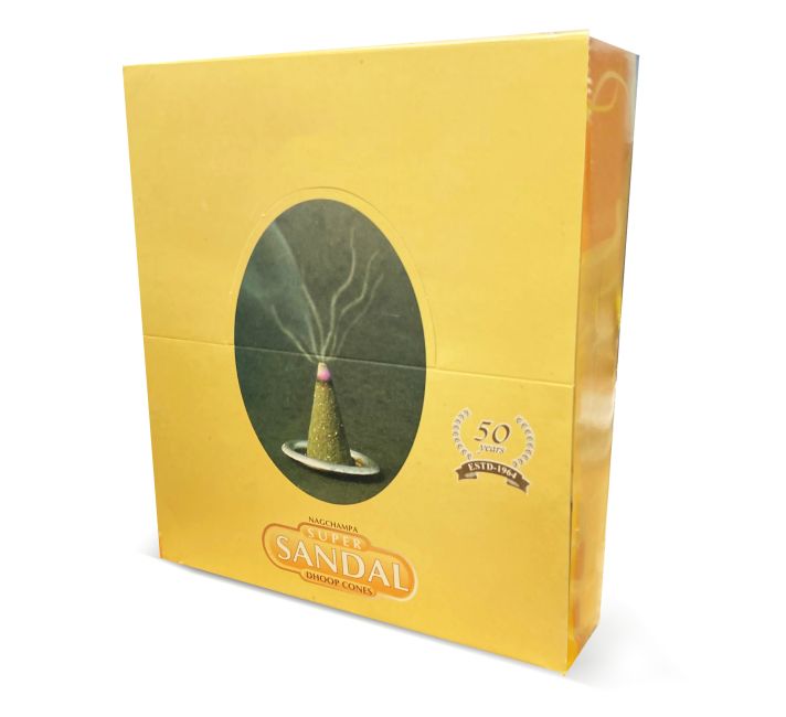 Encens Satya Super Santal en Cônes 24g chez Arabesk