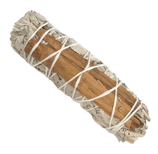 Sauge blanche & Cannelle fagot 25-30gr 10cm chez Arabesk