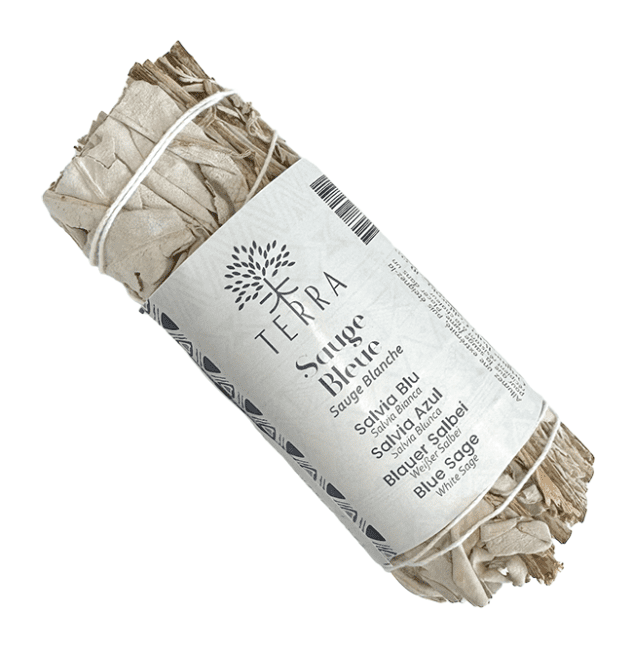 Sauge Blanche et Sauge Bleue fagot 25-30g 10cm chez Arabesk