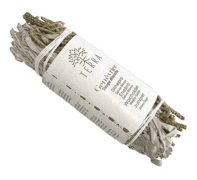 Sauge Blanche & Genévrier (Juniper) fagot 25-30g 10cm chez Arabesk