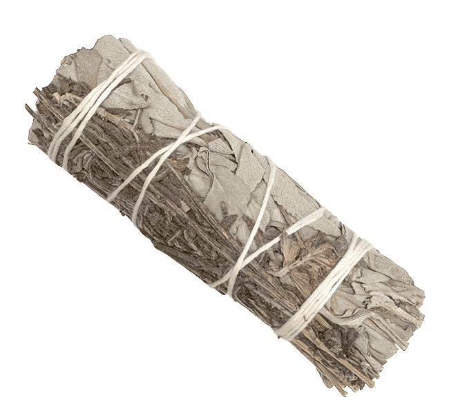 Sauge blanche & Lavande fagot 25-30g 10cm chez Arabesk