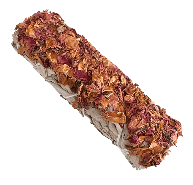 Sauge Blanche & Rose de Castille Fagot 25-30gr 10cm chez Arabesk|cz