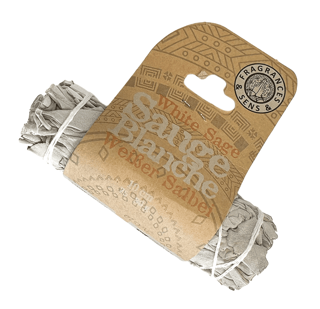 Sauge Blanche Californie emballage carton fagot 25-30g 10cm chez Arabesk