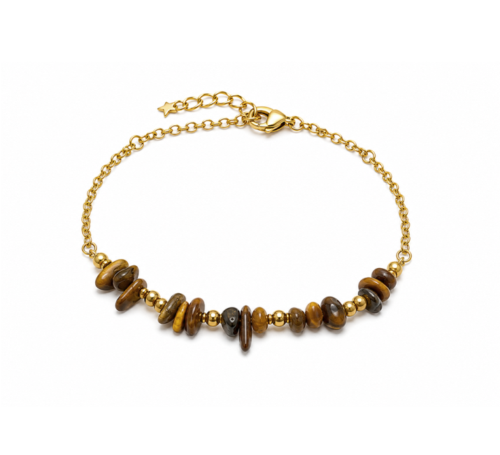 Bracelet Énergie en Œil de Tigre A – Éclats de Pierre chez Arabesk|cz
