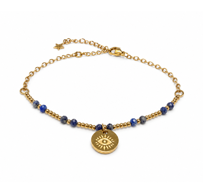 Bracelet Protection en Lapis-Lazuli A – Œil Protecteur chez Arabesk|cz