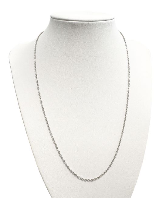 Collier Chaîne en Acier Inoxydable Mailles Forçat Ajustable 50+5 cm x6 chez Arabesk