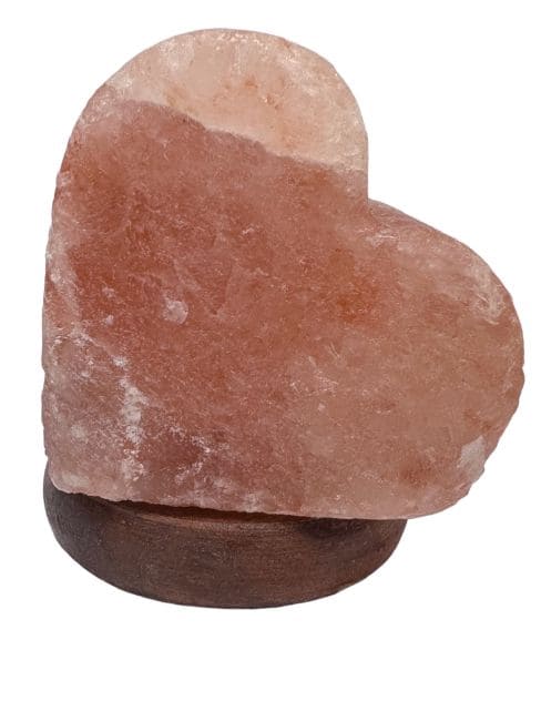 Lampe de Sel Himalaya usb coeur 10cm chez Arabesk