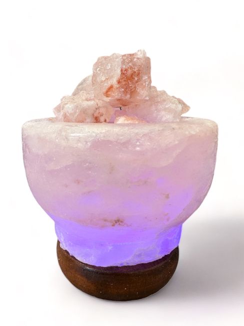 Lampe de Sel Himalaya usb Bol 9cm chez Arabesk