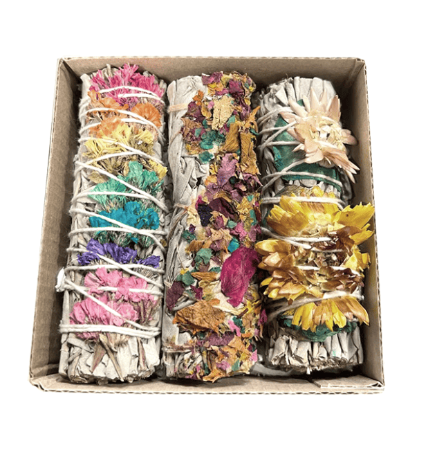 Set  Pétales de Fleurs & Sauge Blanche Fagot 25-30gr 10cm chez Arabesk|cz