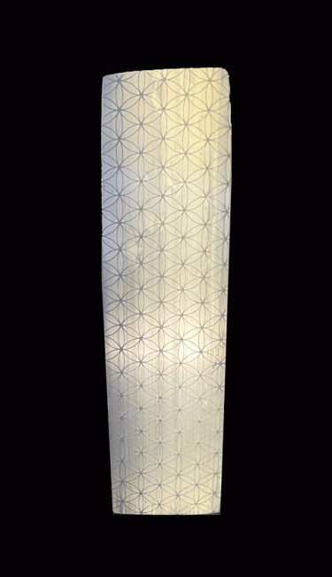 Lampe en Sélénite Rectangle Fleur de Vie 28cm 3Kg chez Arabesk|cz
