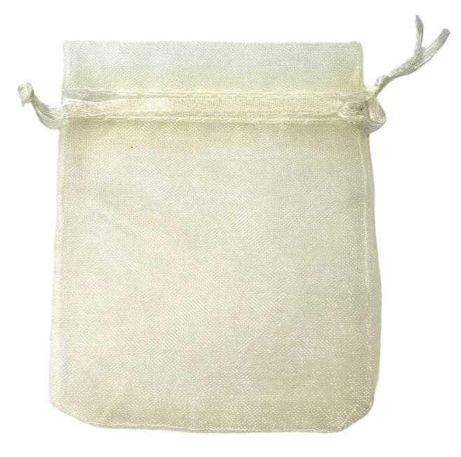 Sacs en Organza 7x9cm Beige (Lot de 100 pièces) chez Arabesk