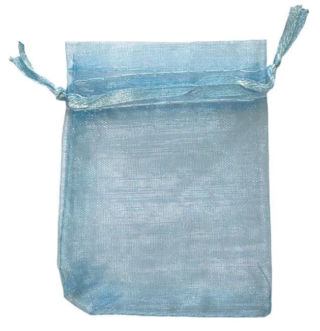 Sacs en Organza 7x9cm Bleu Clair (Lot de 100 pièces) chez Arabesk