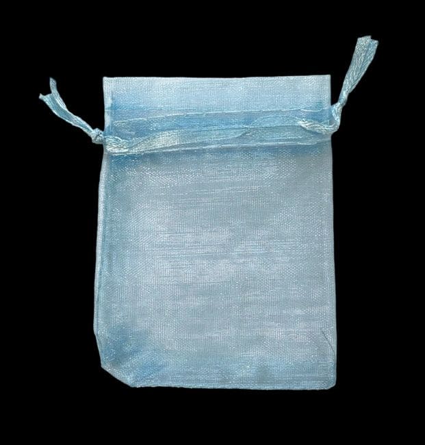 Sacs en Organza 7x9cm Bleu Clair (Lot de 100 pièces) chez Arabesk|cz