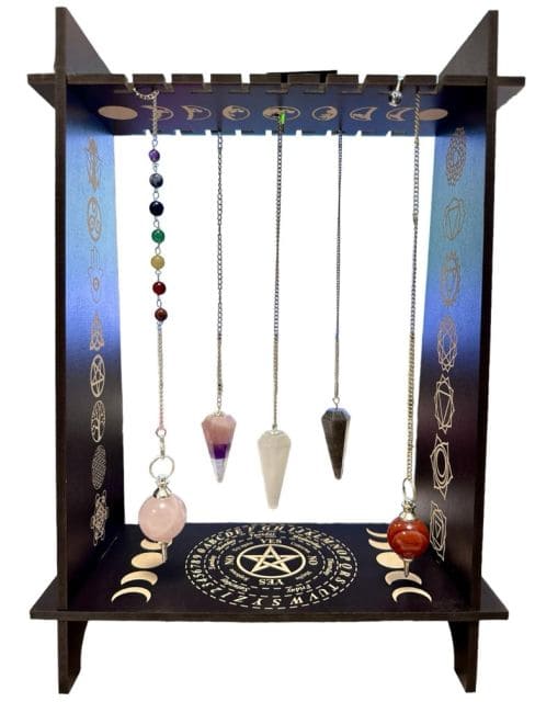 Porte pendules divinatoire bois Noir chez Arabesk