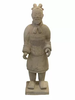 Černá terakotová socha Generála 22cm