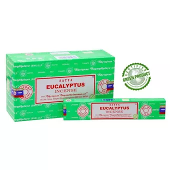 Vonné tyčinky Satya Eucalyptus Masala 15g