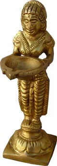 Svícen Nag Kanya Deepak Bronz 13cm
