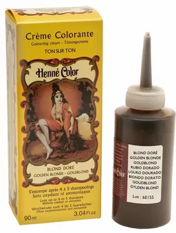 Balení 3 barvicích hennových krémů zlatá blond 90ml