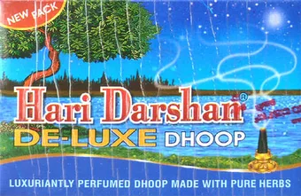 Vonné tyčinky z pasty hari darshan de luxe dhoop x9
