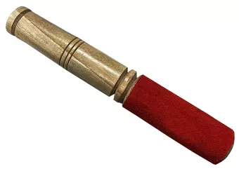 Dřevěná palička červená pro zpívající misku 18cm
