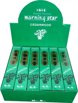 Japonský vonný kadidlo Morning Star Cedr 50 tyčinek